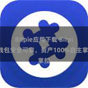 Bitpie应用下载 Bitpie钱包安全可靠，资产100%自主掌控