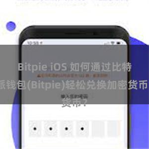 Bitpie iOS 如何通过比特派钱包(Bitpie)轻松兑换加密货币？